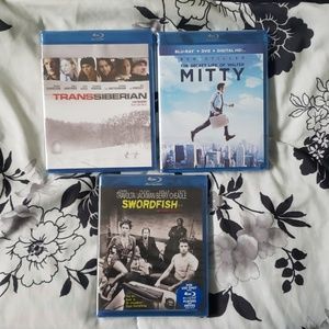 3 blu ray new sealed movies